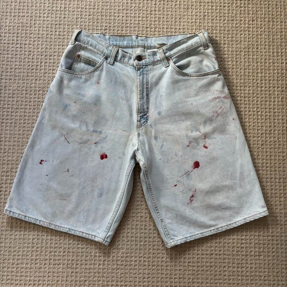 Levi's Men's Blue and White Shorts - Picture 1 of 4